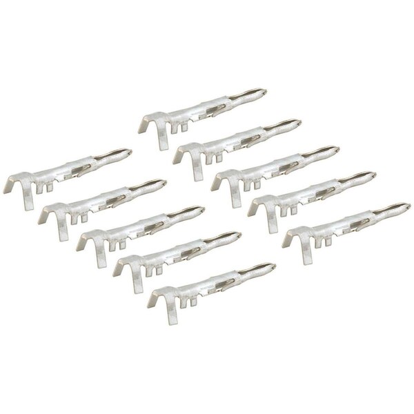 Allstar Performance 12 Gauge Weather Pack Male Terminals, 10PK ALL76277 - main